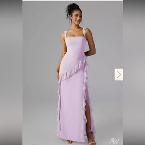 ✨ AW Bridal Jaydon Lavender Formal Gown Size 12 | Bridesmaid Wedding Guest NWOT